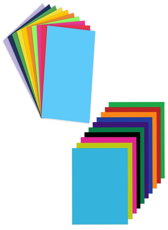 Lakeer Combo Pack A4 Neon Color Paper 100 Sheets + 15 cm X 15 cm Origami Paper 100 Sheets Combo Pack of 2 for Scrapbooking, Craft Project - Image 1